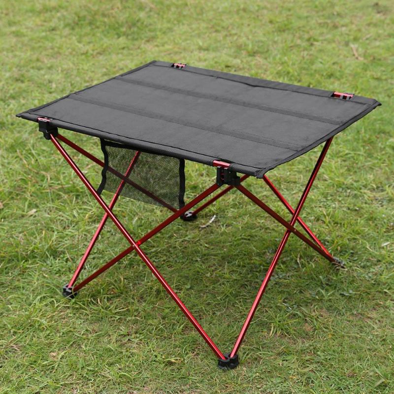 Aluminum Alloy Oxford Cloth Table Outdoor Camping Picnic Table Ultralight Portable Folding Table Outdoor Barbecue Fishing Chairs