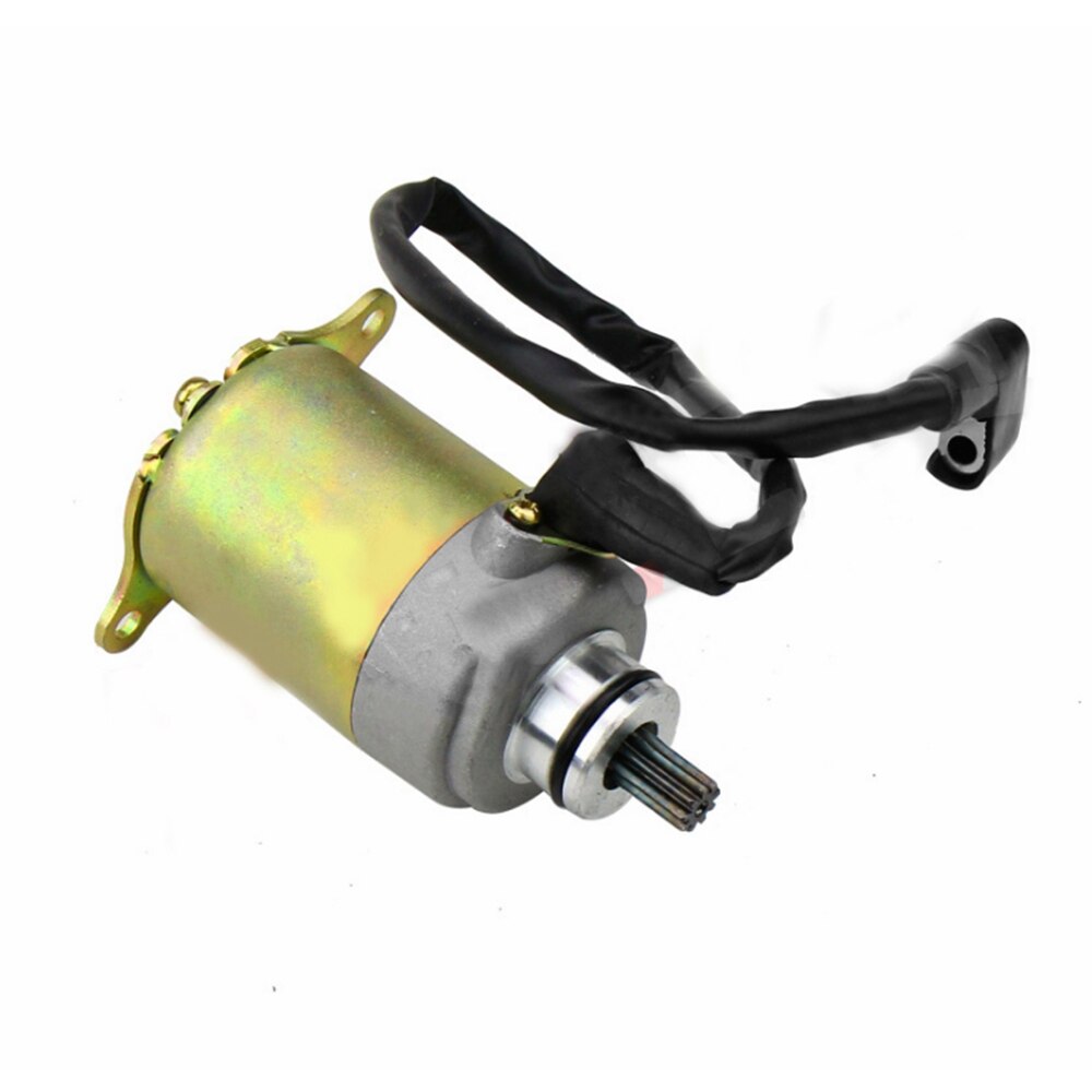 Motor de arranque de la motocicleta 9 dientes Quad Atv Buggy ciclomotor de cobre lleno de la motocicleta de arranque para GY6 125cc 150cc