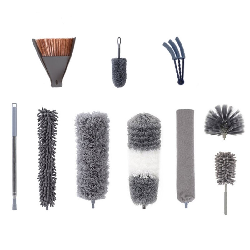 Cleaning Brush Duster Set Various Replacement Dust Brush Head Ceiling Fan Duster: K