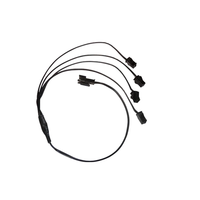 EL Wire 5/4/3/2/1 colores 1M luces iluminadas con luces de neón combinación DIY luces multicolores pilas AA tiras LED USB para graduación