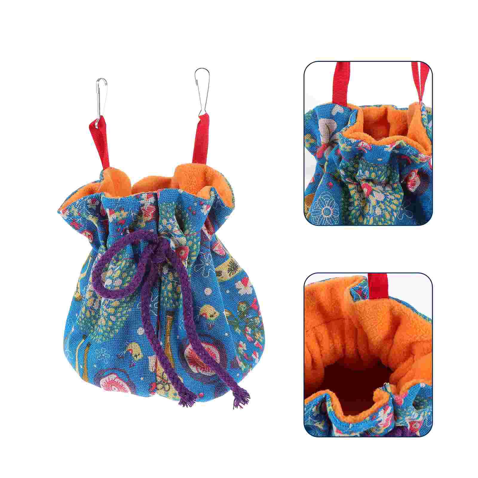 1PC Papagei Schlafsack Vogel KäFeige Winter Fussel Papagei Hängematte Papagei Schlafsack