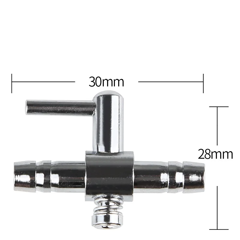 1-8 Way Stainless Steel Air Splitter Valve Aquarium Air Pump Flow Splitter Distributor Pump Valve Tap Lever Control Switch Valve: WHITE