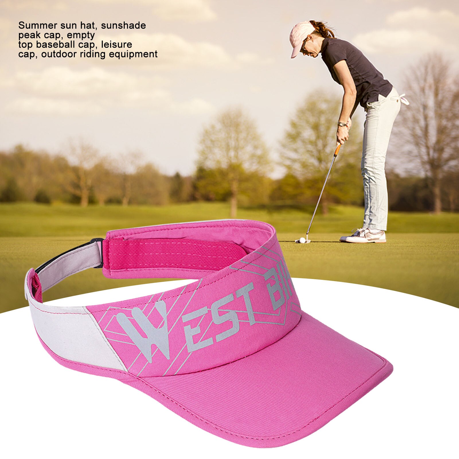 Chapeau de soleil vide, casquette de Sport, confortable, Portable, pour l'été, la plage