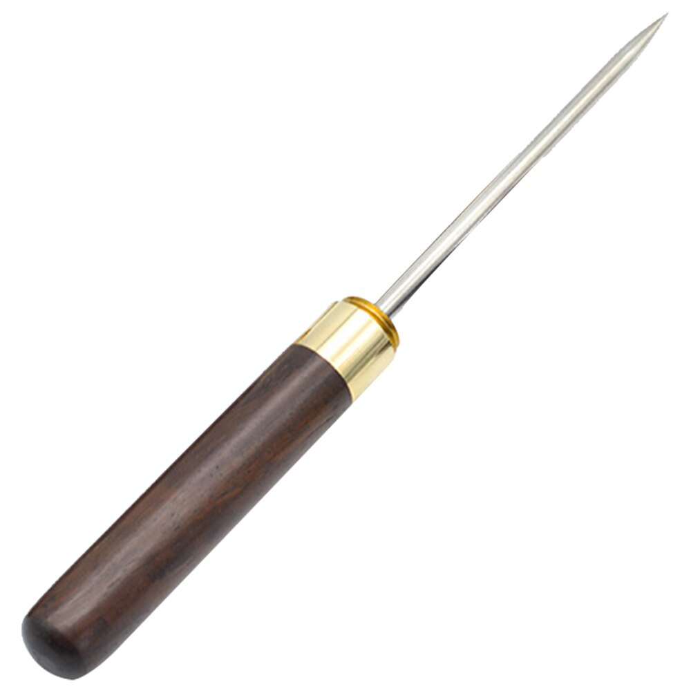Mærke i rustfrit stål med træhåndtag og tilbehør til værktøjsbjælke i kappe: -en