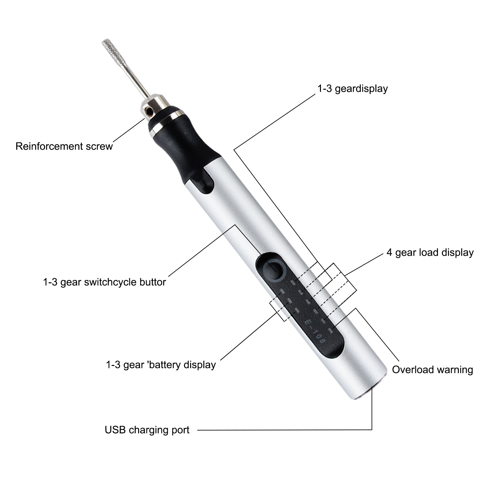 Mini Cordless electric grinding pen small grinding machine mini jade electric engraving pen engraving pen