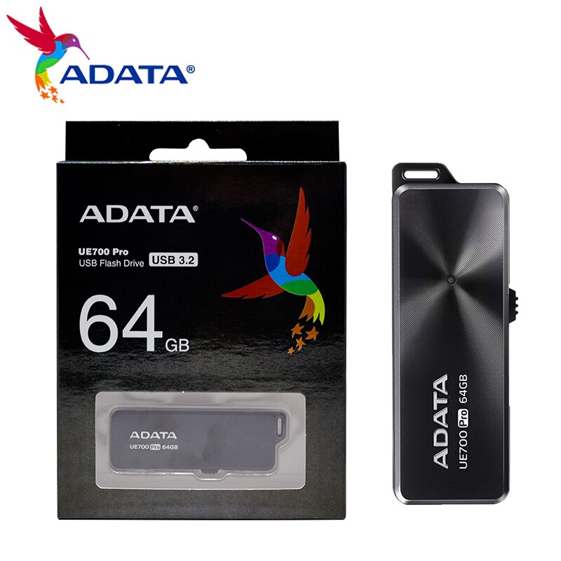 Adapta – clé USB haute vitesse UE700 Pro, support à mémoire de 64GB 128GB 256GB 512GB 3.2 GB, disque U Portable, stockage