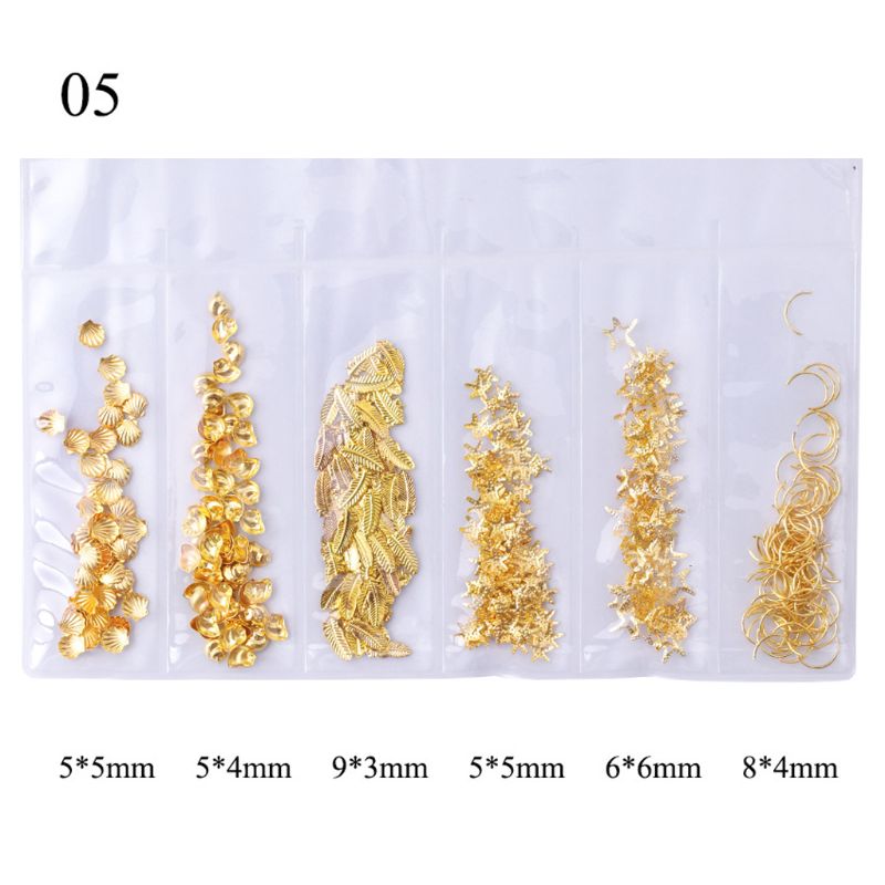 Golden Shell Moon Star DIY Filling Materials Filler Epoxy Resin Jewelry Making: 5