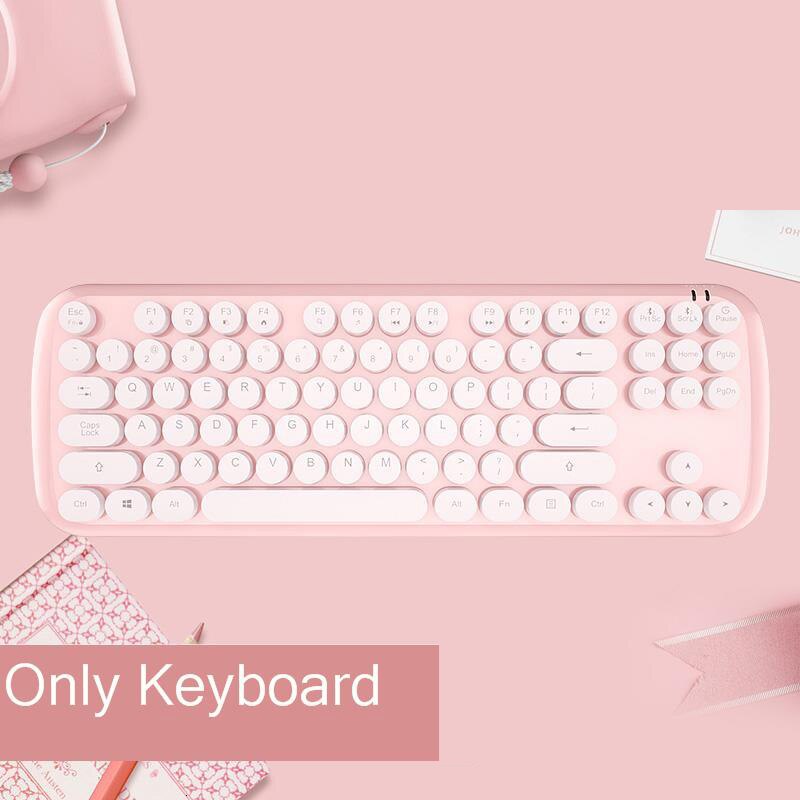 SeenDa 2.4G Wireless Bluetooth Keyboard Mouse Combos for Computer Phone Switch Between Bluetooth & 2.4G Connect Up to 3 Devices