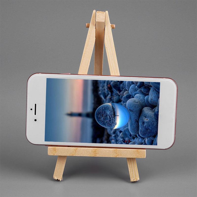 Staffeli tre mini 10 stk maleri display 15.5*8.5*1.6cm kunstner penn børster kunst stativ foto mini staffeli