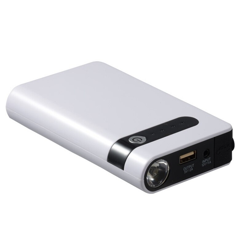 Usb Auto Jump Starter Auto Batterij Jumper Box Power Bank Batterij Oplader 12V 8000Mah Nood Uitgangspunt Apparaat-eu Plug
