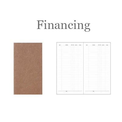 1PC Traveler Replenishment Notebook Replace Inner Core Laptop Diary Travel Journal Refills Insert Kraft Paper Planner Organizer