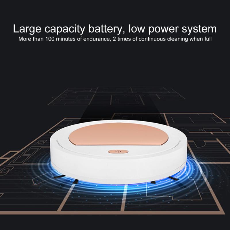 Mini Smart Vacuum Cleaner Sweeper USB Rechargeable Cleaning Sweeping Robot Household Wireless Vacum Cleaner Vaccum