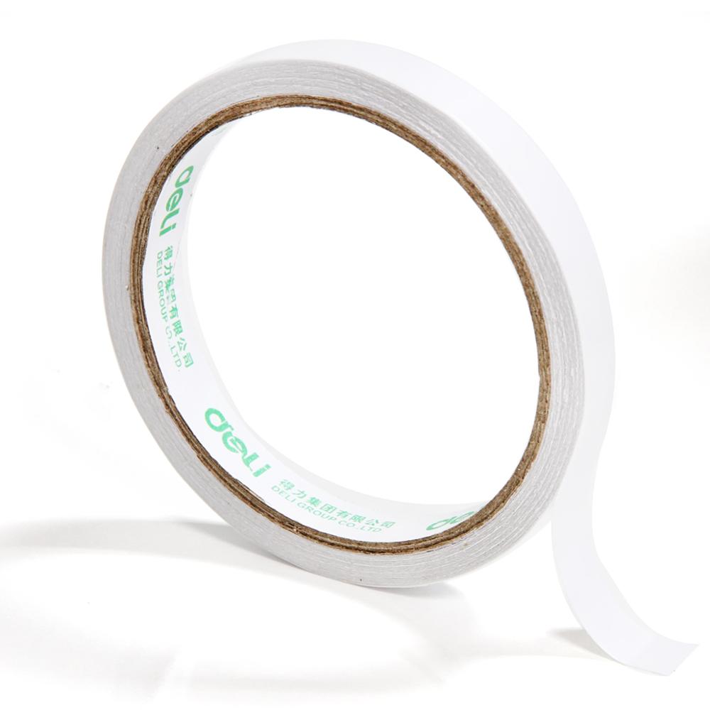 Deli double-sided adhesive tape double-sided adhesive tissue tape high viscosity multiple specifications Strong viscosity