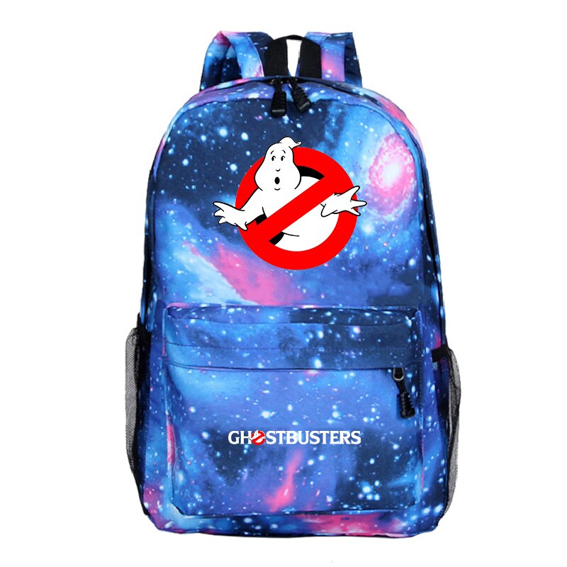 Ghostbuster Backpack Pattern Men Women Travel Knapsack Students Boys Girls Back to School Rucksack: 15