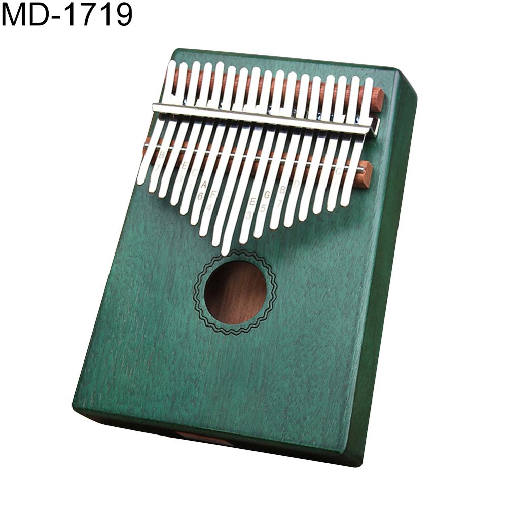 17-Key Wooden Finger Kalimba Mbira Thumb Piano Musical Instrument Kids Chic: Wave
