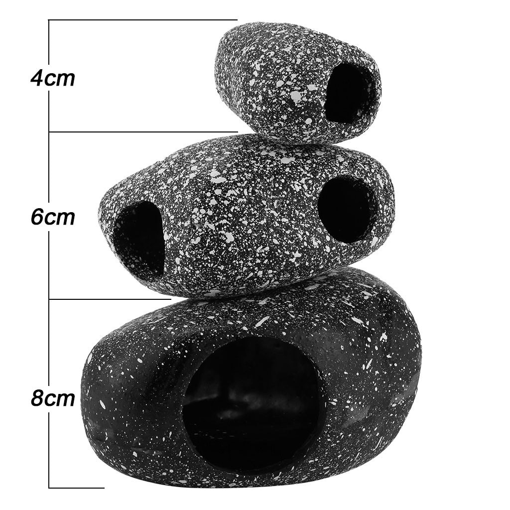 Aquarium Habitat se prélasser cacher tortue Reptile cacher Habitat décor Reptiles Terrarium Aquarium aménagement paysager poisson cache grotte # yj