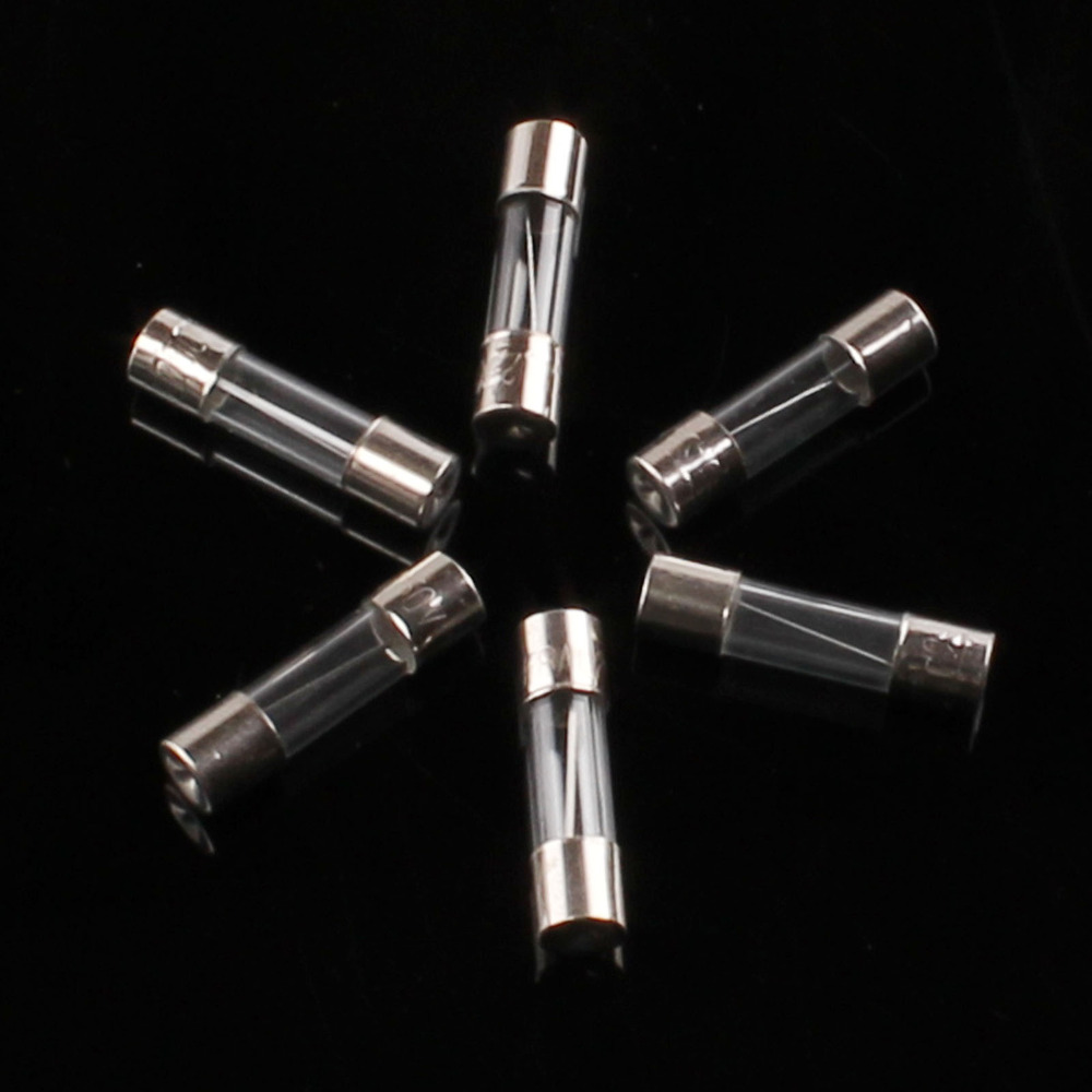 100Pcs 5*20mm Electrical Fuse Amp Fast-blow Glass Tube Fuse Kit Box Set 0.2A-15A