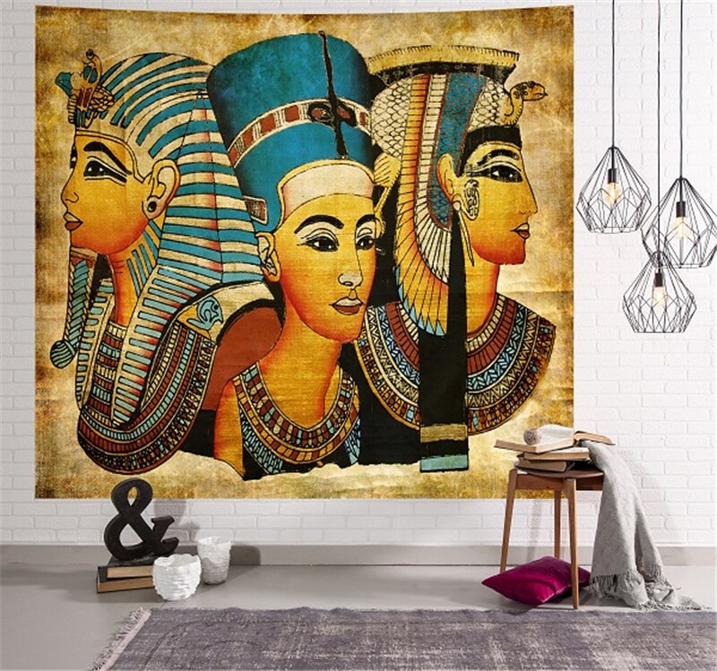 Antikke egyptiske egypter gobeliner væghængende hjem sovesal indretning sengetæppe kaste kunst hjem indretning: -en