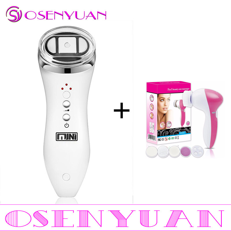 Ultrasonic Mini Hifu High Intensity Focused Ultrasound Facial Lifting Machine Face Lift RF LED Anti Wrinkle Skin Care Spa Beauty