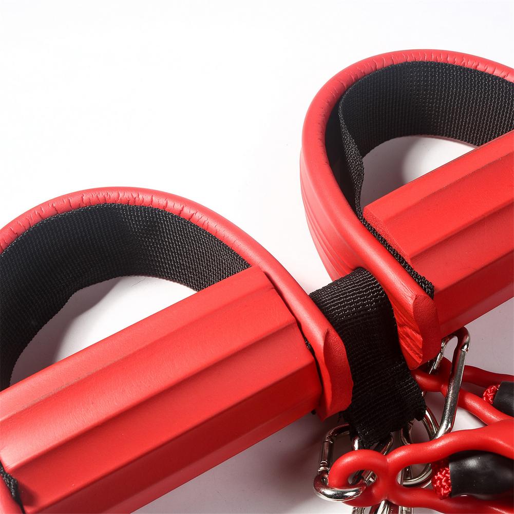 11pcs Tension Tube Fitness Exercise Slimming Training Multifunctional Four-tube Tensioner Latex Anti-breaking Exercise Fitness