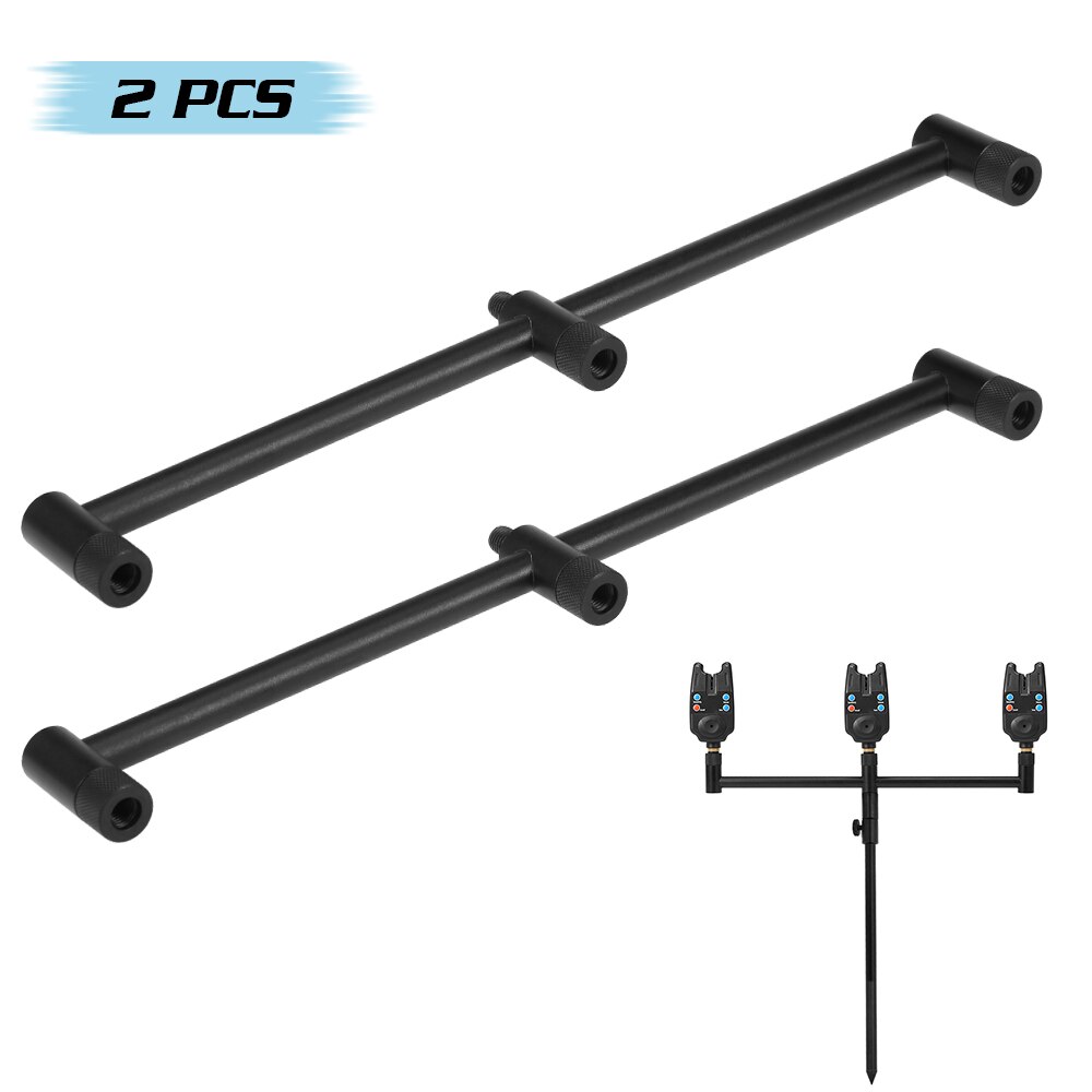 1PCS / 2PCS Carp Fishing Rod Pod Buzz Bar Rest Fishing Rod Holder for 2 Bite Alarms Length 26cm 36cm fishing tackle tool