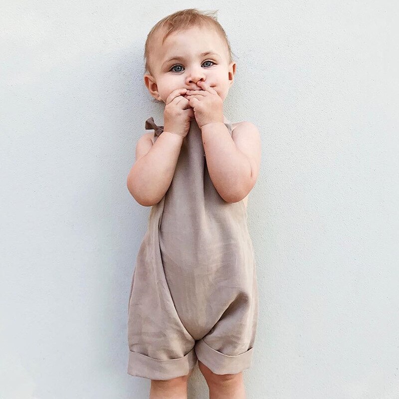Kinderen Bretels Shorts Ins Explosie Modellen Jongen En Meisjes Baby Jumpsuit Zomer