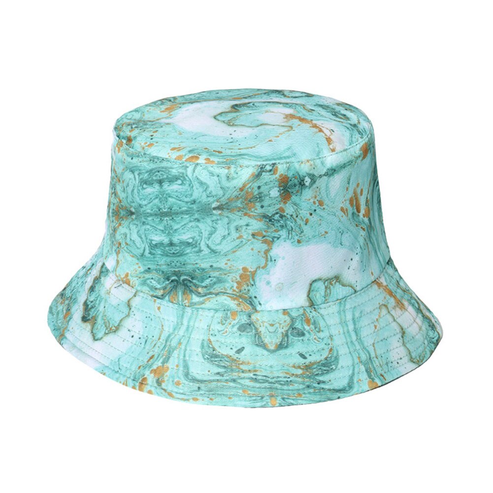 Sun Protection Unisex Boonie Hat Soft Bucket Cap Reversible Double-Side-Wear for Travel Safari Folding Full Print FS99: D