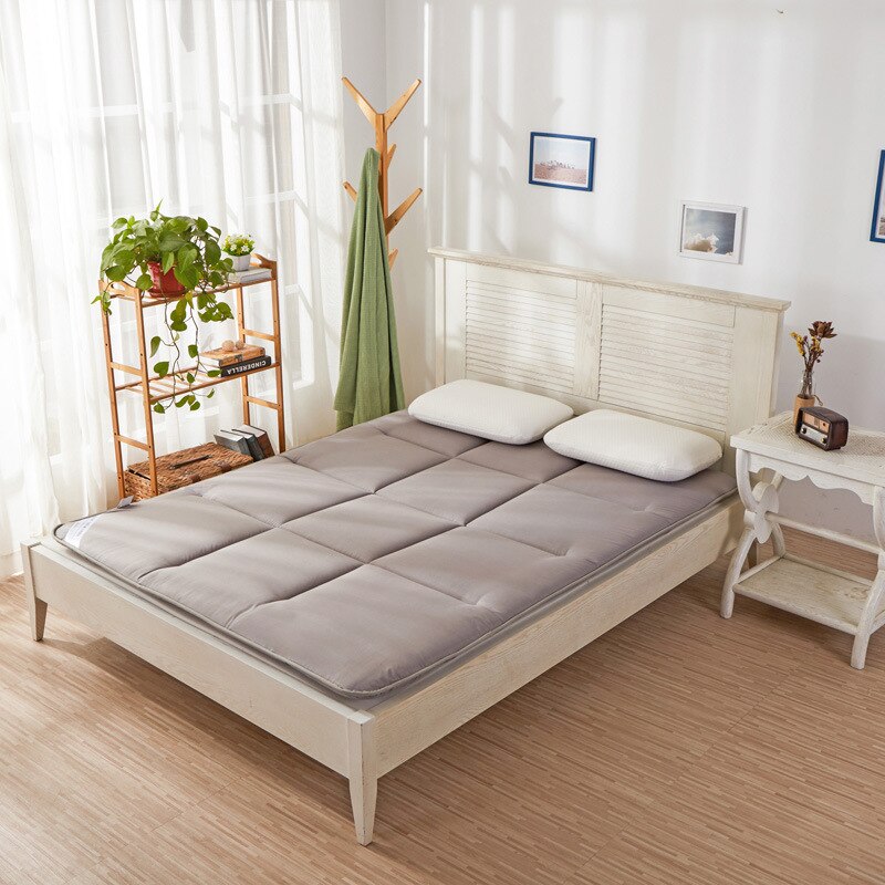 Japanse tatami 120*200cm winterbedovertrek donkerblauw bedkussen warm bedset 1pc vloertatami gemakkelijk op te bergen vochtwerende sprei