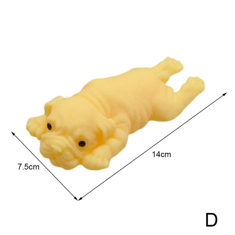 Papa Hond Squeeze Speelgoed Muziek Decompressie Speelgoed Party Speelgoed Knijpen Netto Rode Shar Speelgoed Decompressie Vent Kinderen Pei u9F1: yellow-yellow