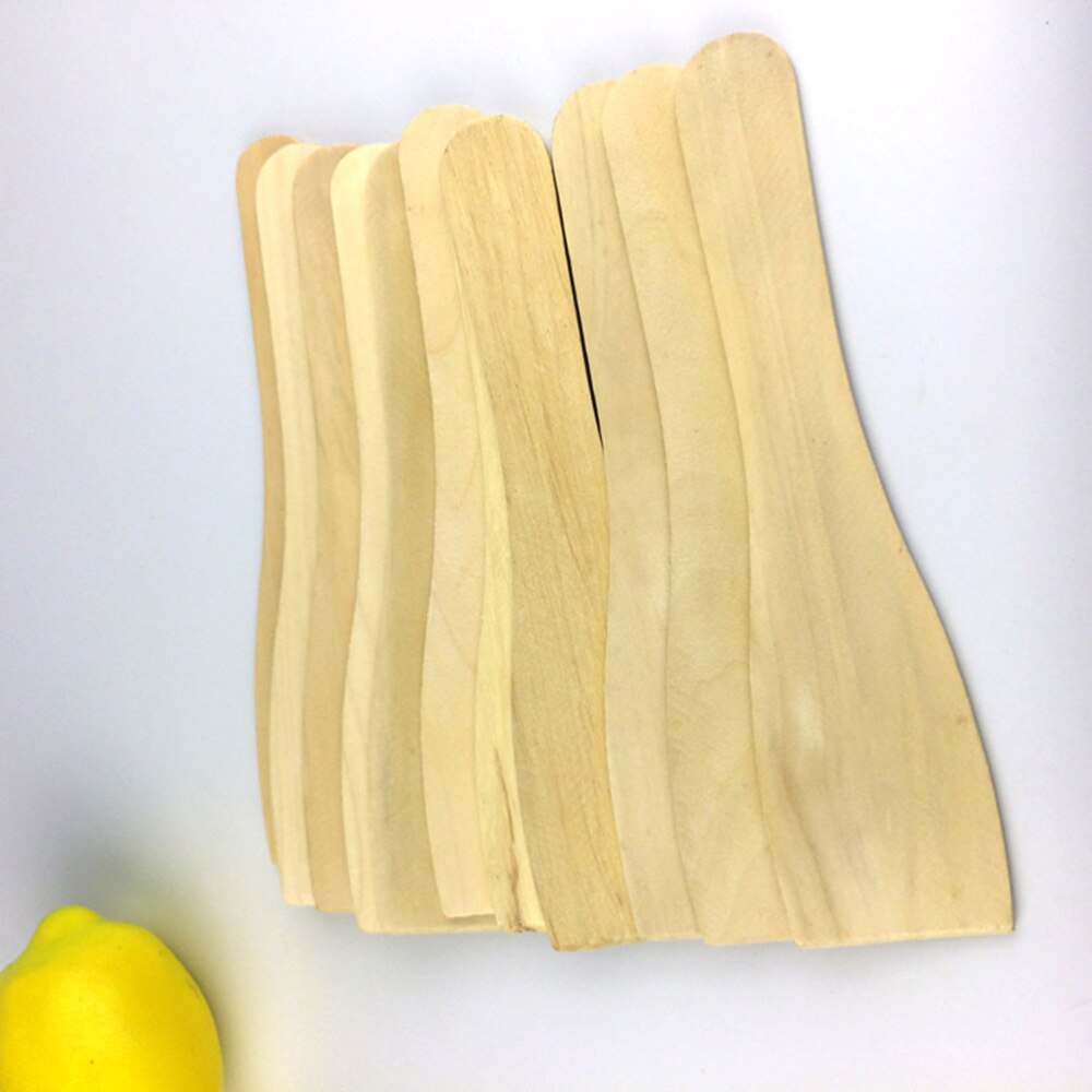 6Pcs Non-stick Houten Spatel Kleine Hout Turner Koken Schop Keukengerei