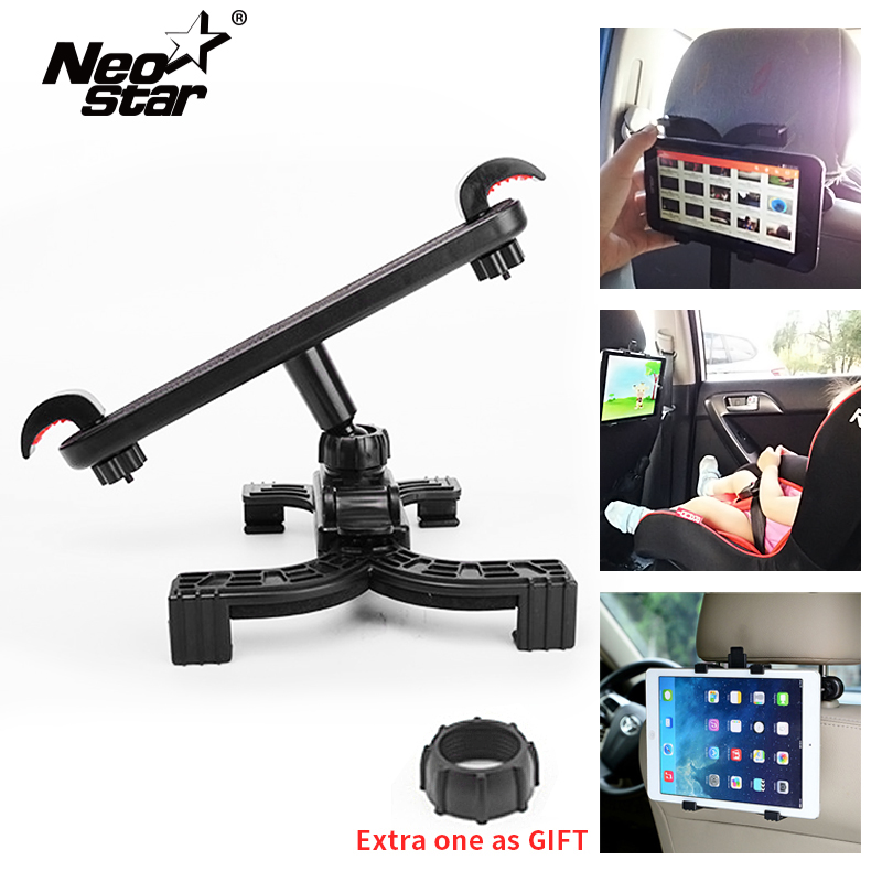 Soporte de tableta para asiento trasero de coche, base de apoyo premium de tablet de 8-11&#39;&#39;/GPS de para poner en reposacabezas de vehículo, triangulación de envíos