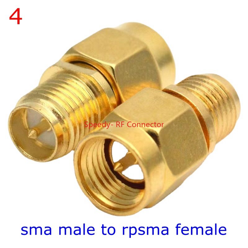 2 pçs/lote sma para sma macho fêmea conector reto 90 graus ângulo direito tipo t 3way divisor rpsma para RP-SMA adaptador macho rf: MULTI