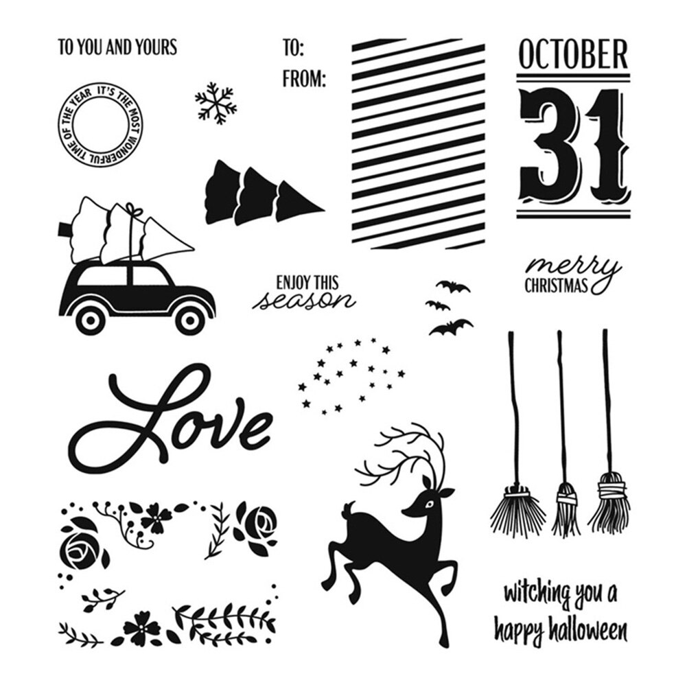 DIY Materials Seal Cutting Die Decor Supplies Festival Series Stencil Scrapbook for Household Wedding Presents Supplies: Style H