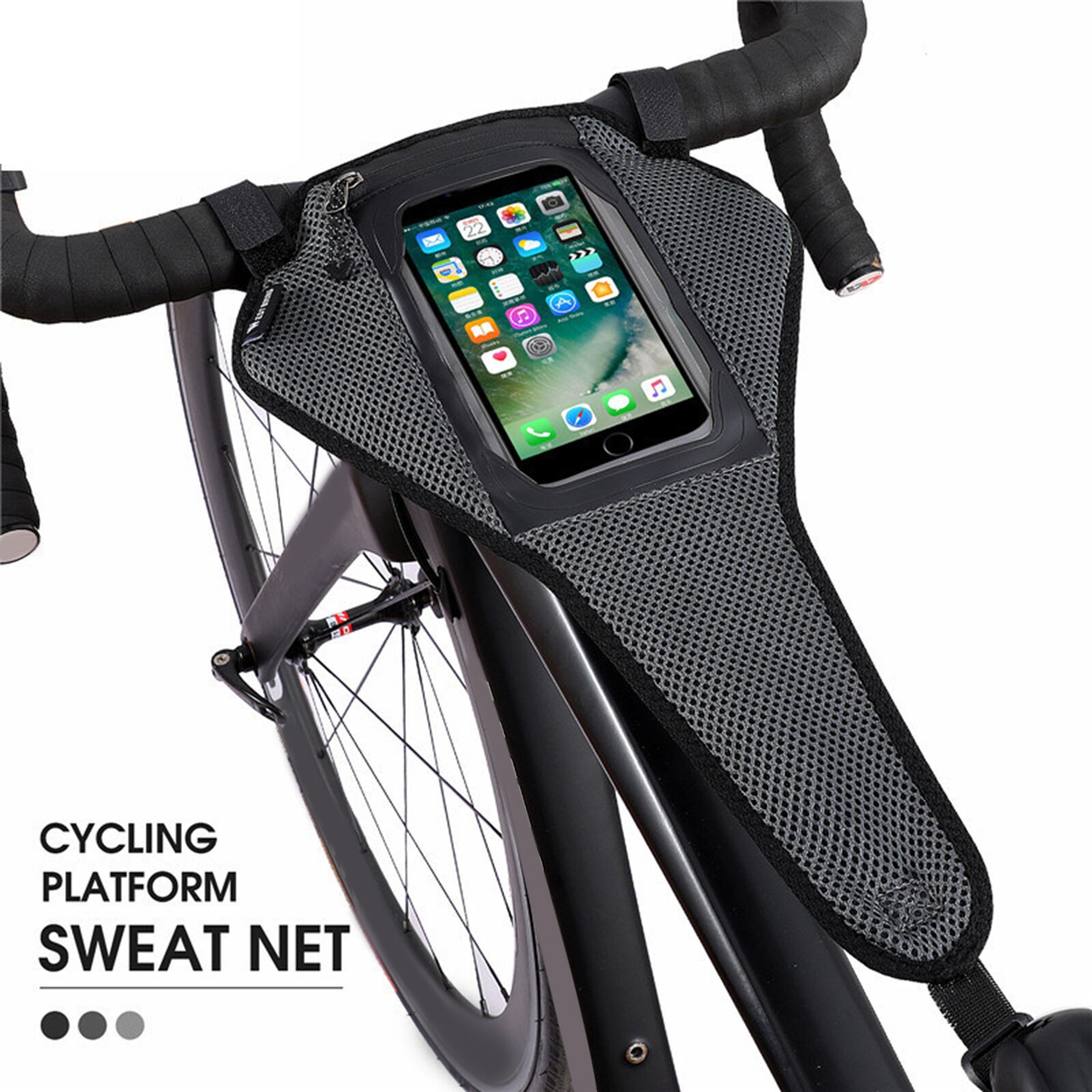 Fiets Zweetband Sweat-Proof Training Tape Fietsen Trainer Zweet Netto Frame Bescherming Fiets Accessoires