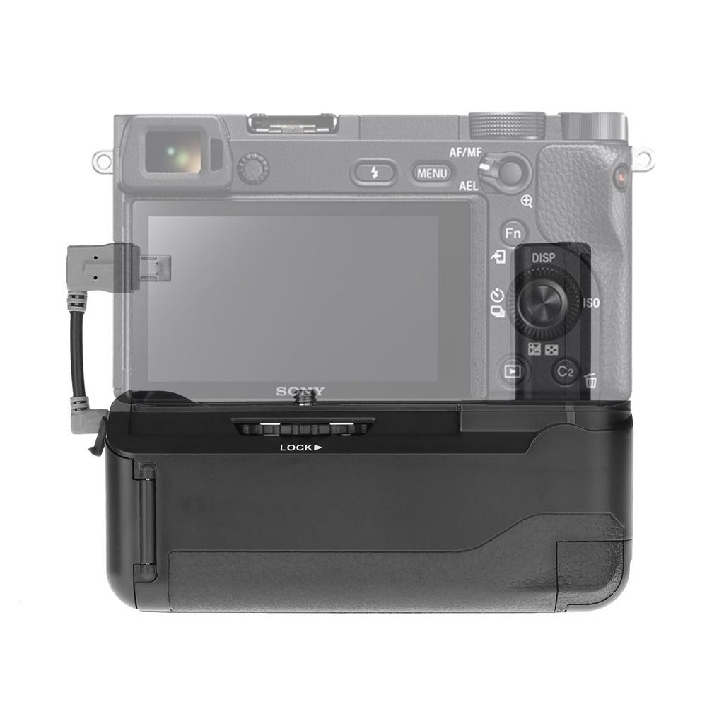 Jintu Verticale Power Battery Grip Houder + Ir Remote Kit Voor Sony A6300 Camera Met Een 2-Step Verticale ontspanknop