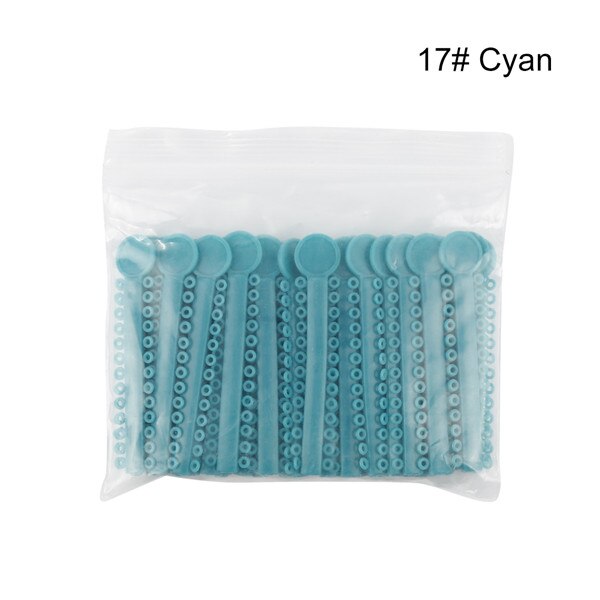 Y & W & F 40 pcs/pack liens de Ligature élastomère dentaire orthodontie élastiques bandes de caoutchouc soins des dents couleur vive soins buccaux: Beige
