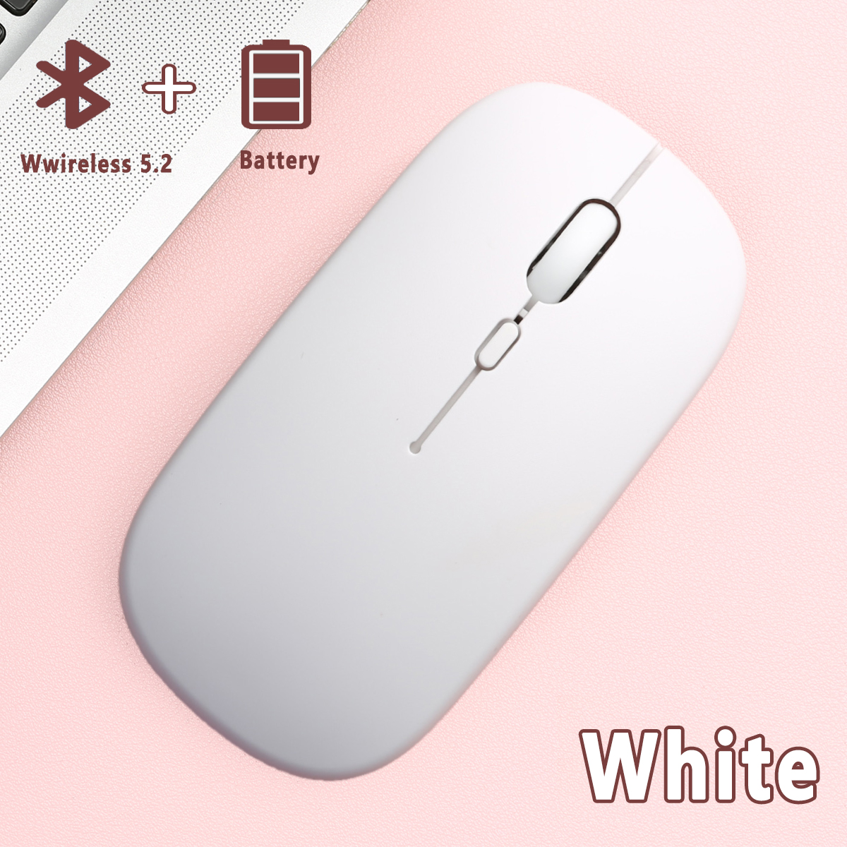 Bluetooth-Maus für Laptop (BT 5.0), Computer, Bluetooth-Maus, tragbare PC-Maus, Bluetooth, kompatibel mit Mac, MacBook Profi Luft: verrotten