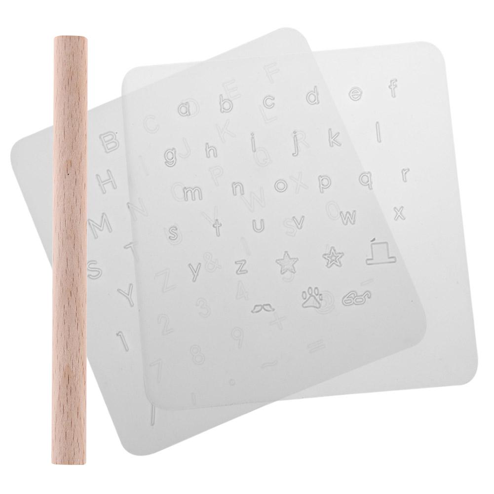DIY Leather Punching Alphabet Numbers Leather Stamping Punch Letter Number Stamper Set For Leathercraft Plastic Leather Tool