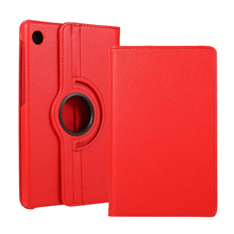 Custodia per Samsung Galaxy Tab A11 2025 8.7 SM-X133, SM-X135 per Samsung Tab A9 8.7 SM-X110, SM-X115 360 Custodia per tablet con supporto girevole: undici / Rosso