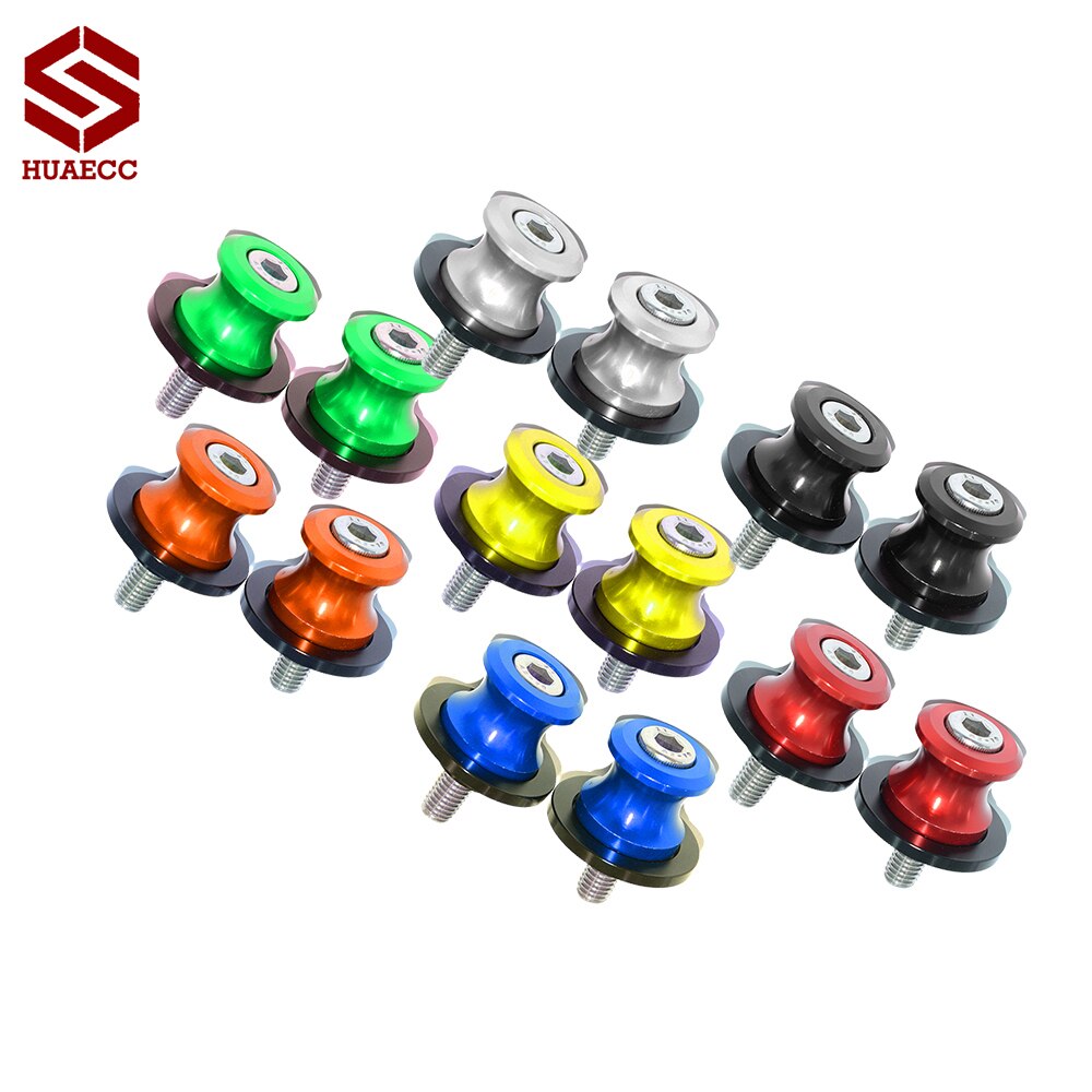 Tornillos deslizantes de aluminio para motocicleta, soporte de carrete basculante para Yamaha YZF R6, 1999, 2000, 2001, 2002, 2003, 2004, 2005, 2007, 6mm