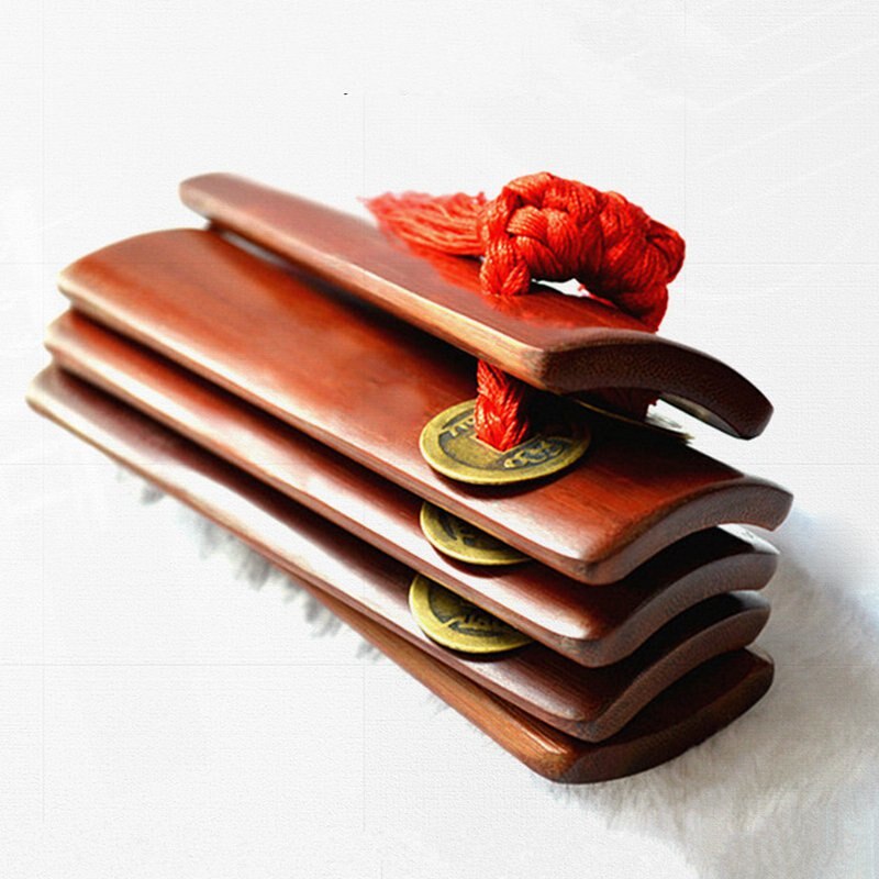 Castagnettes en bambou noir de Style chinois traditionnel, Instrument de musique Wiitty, pour raconter des histoires sur scène
