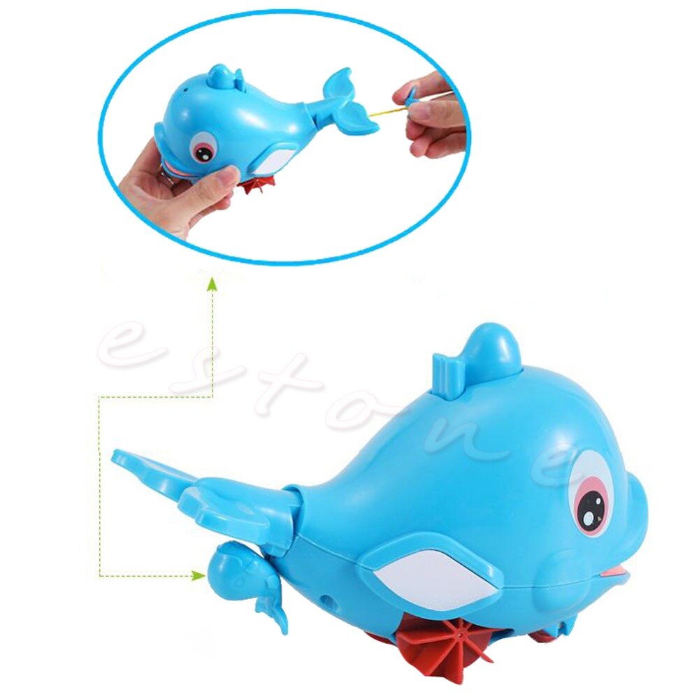 1Pc Kunststoff Wal bilden Spritzen Schlecht Baby Kleinkind Baden Spielzeug Schwimmen Schwimmbad