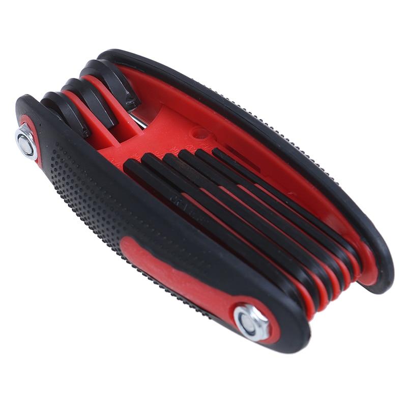 Folding Allen Key Set Hexagon Torque Wrench Tool Set Metric Universal Key Spanner Flat Keys Allen Wrench Hex Key Kit