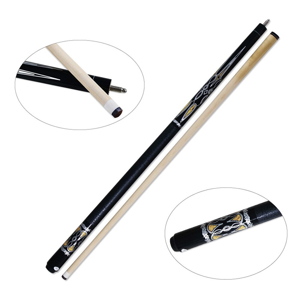 2 Piece Maple Pool Cue Billiard Table Stick 17-21 Oz For