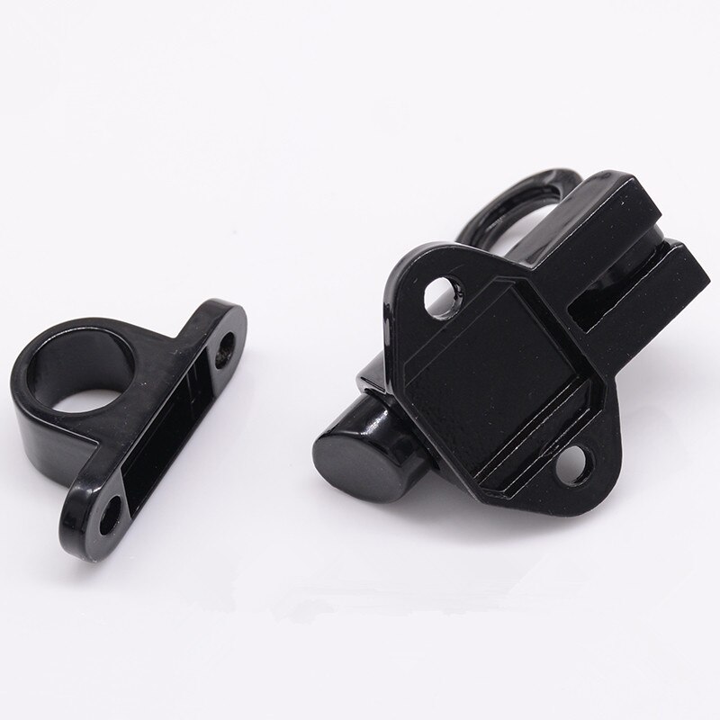 Säkerhetsdörr grind spärr aluminium dragring fjäder studs fönster bult självstängande hasp skjutlås fönster dörr hårdvara