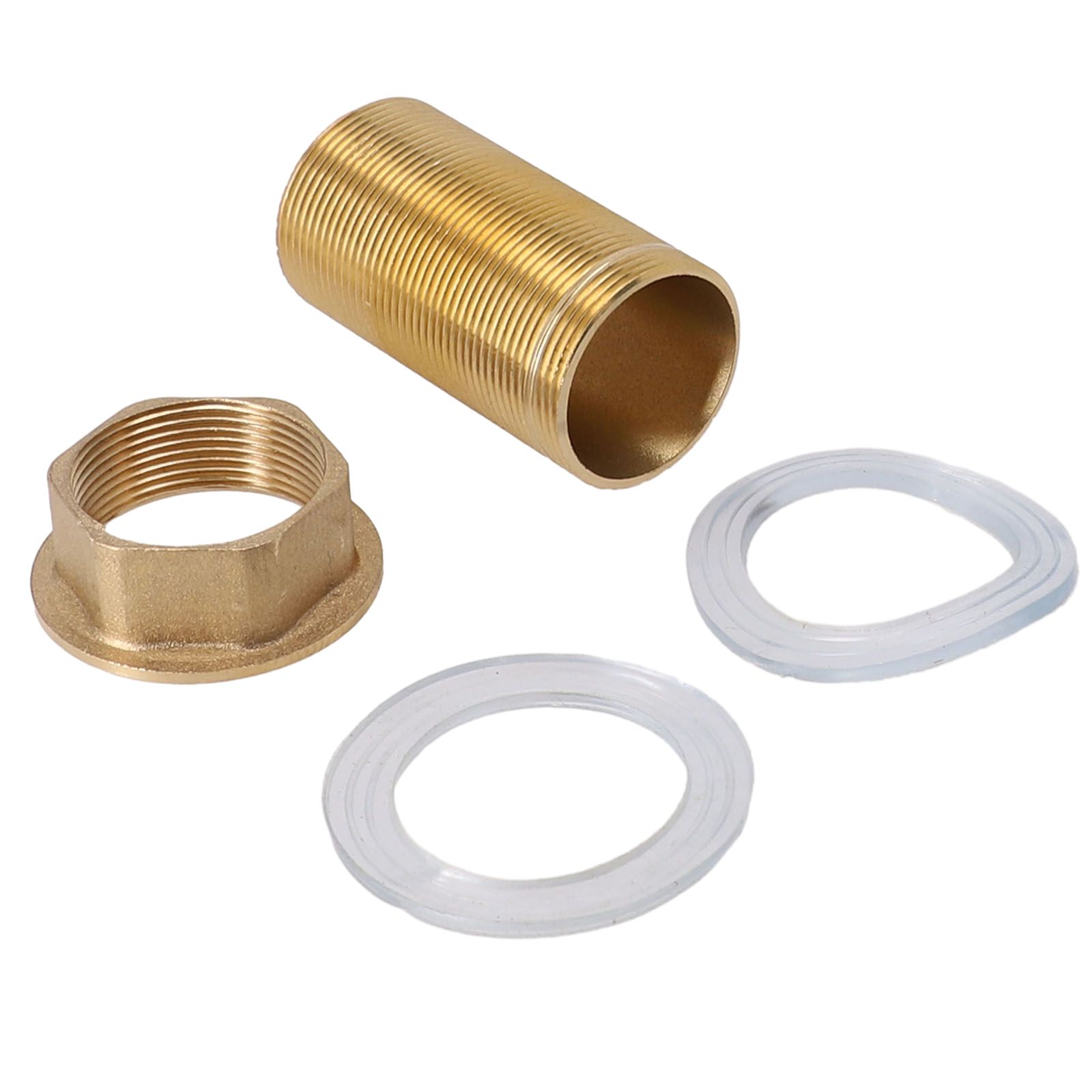 Kitchen Basin Mixer Tap Repair Fitting Kit Threaded Brass Tube Nut Install Parts For Faucet Repair Kitchen Faucet Accessories