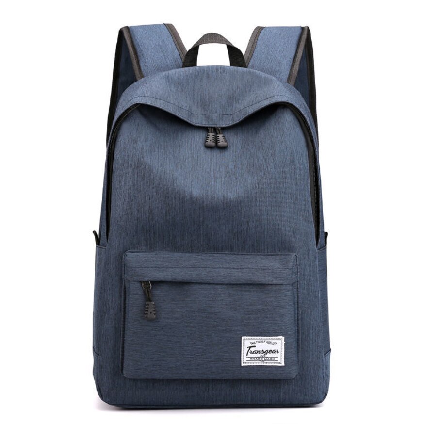 high school Backpack for Men Student School Backpack Teenagers Girls Boys Book bag large laptop backpack travel Mochilas: blue
