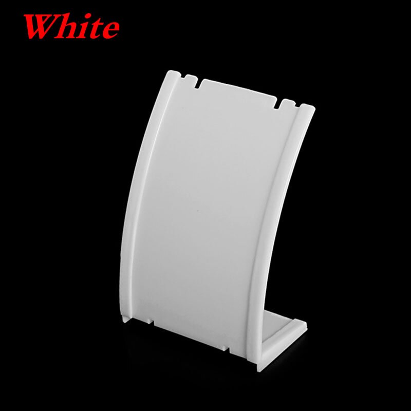 Hanger Ketting Ketting Oorbel Buste Neck Plastic Display Standhouder Showcase L4ME: White