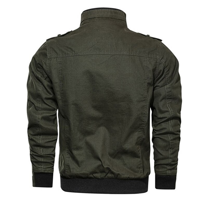 Chaqueta de béisbol coreana para hombre, abrigos ajustados, cazadora informal para hombre, prendas de vestir soporte de rompevientos con cuello