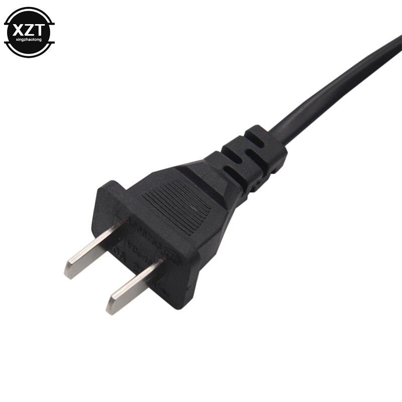 IEC 2ft 2-Prong 2 Pin AC US plug Voeding Cable Lead Wire oplaadkabel Cord voor Desktop Laptop PS2/3/4